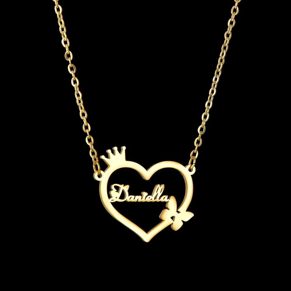 Colar com seu Nome banhado a ouro 18K