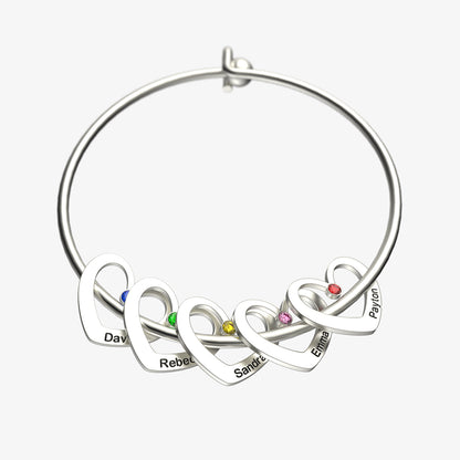 Pulseira Premium personalizada de coração
